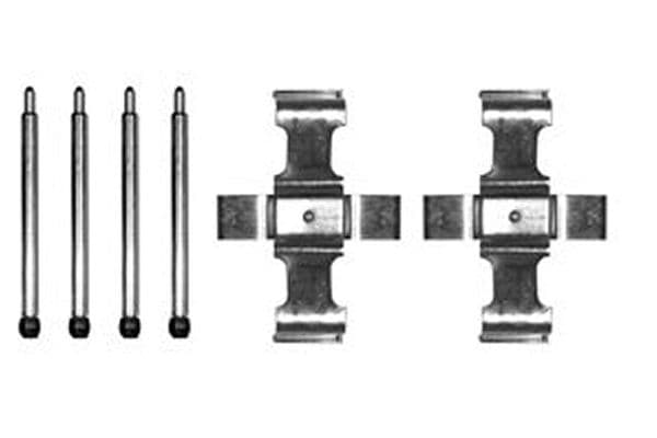 Set accesorii, placute frana TRW PFK167