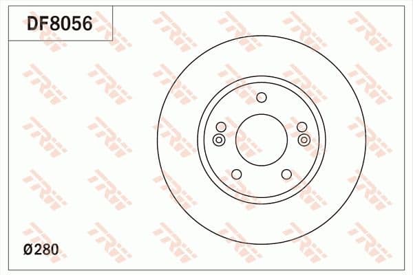 Disc frana TRW DF8056