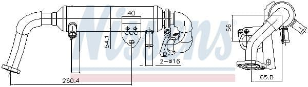 Radiator, recirculare gaze de esapament NISSENS ** FIRST FIT ** 989482