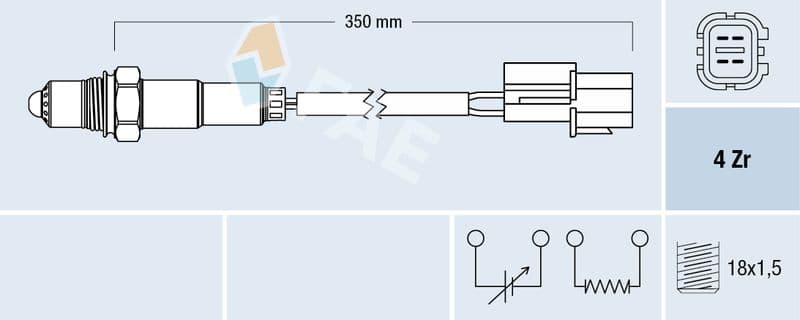 Sonda Lambda FAE 77343