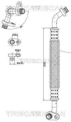 conducta presiune variabila,aer conditionat TRISCAN 9010 28023