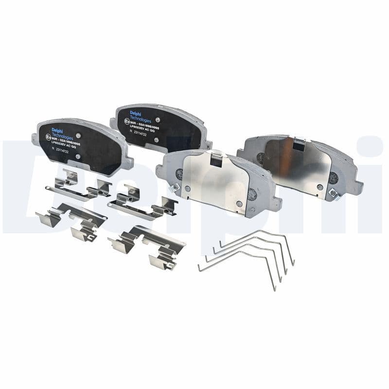 set placute frana,frana disc DELPHI LP5023EV