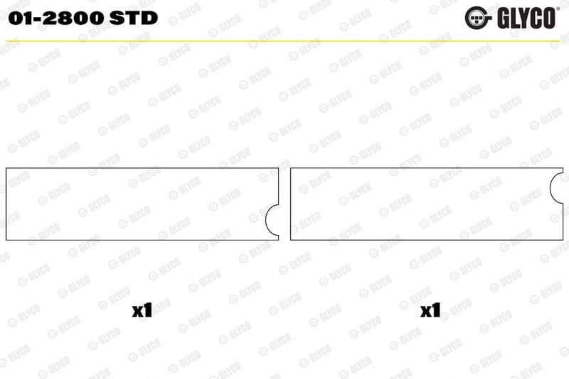 Cuzinet bielă GLYCO 01-2800 STD