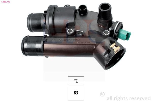 termostat,lichid racire EPS Made in Italy - OE Equivalent 1.880.747