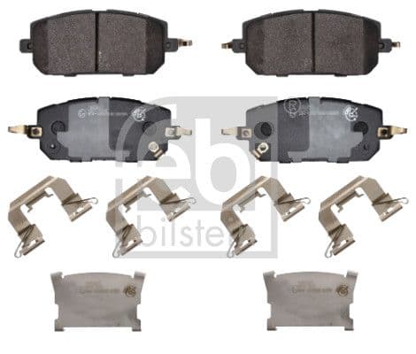 set placute frana,frana disc FEBI BILSTEIN 1003647