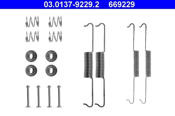 Set accesorii, sabot de frana ATE 03.0137-9229.2