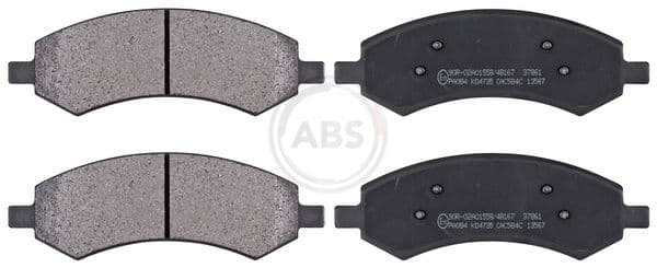 set placute frana,frana disc ABS 37861