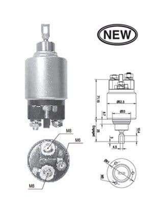 Solenoid, electromotor MAGNETI MARELLI 940113050543
