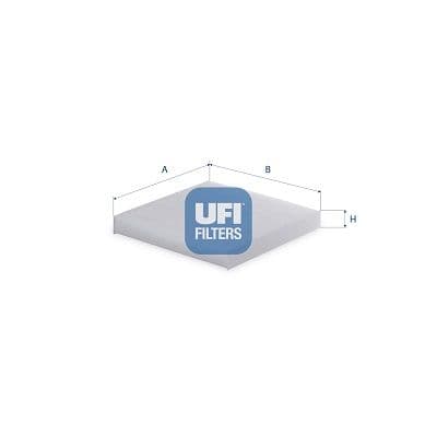 Filtru, aer habitaclu UFI 53.501.00