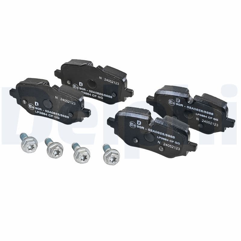 set placute frana,frana disc DELPHI LP3884