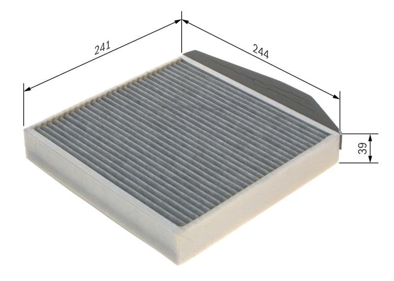 Filtru, aer habitaclu BOSCH 1 987 432 531