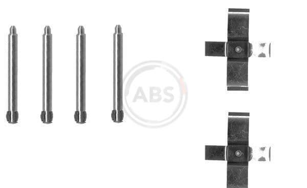 Set accesorii, placute frana ABS 1195Q