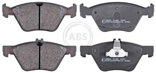set placute frana,frana disc ABS 36943