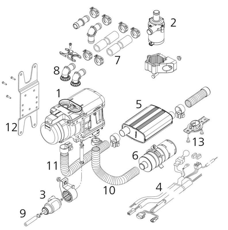 incalzitor independent autovehicul WEBASTO 1328391D