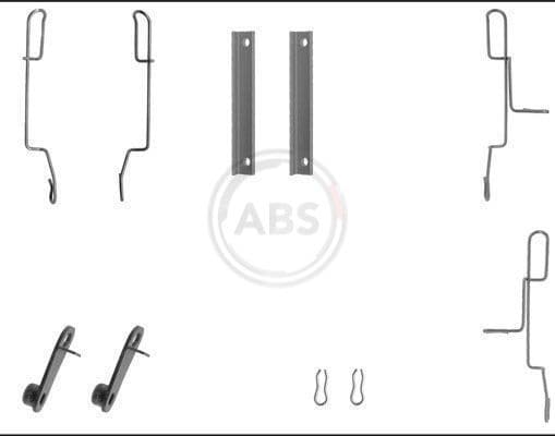 Set accesorii, placute frana ABS 1188Q