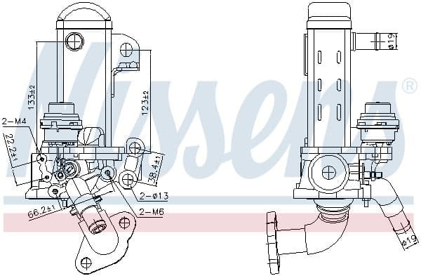 Radiator, recirculare gaze de esapament NISSENS 989461