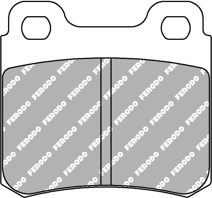 set placute frana,frana disc FERODO FCP586H
