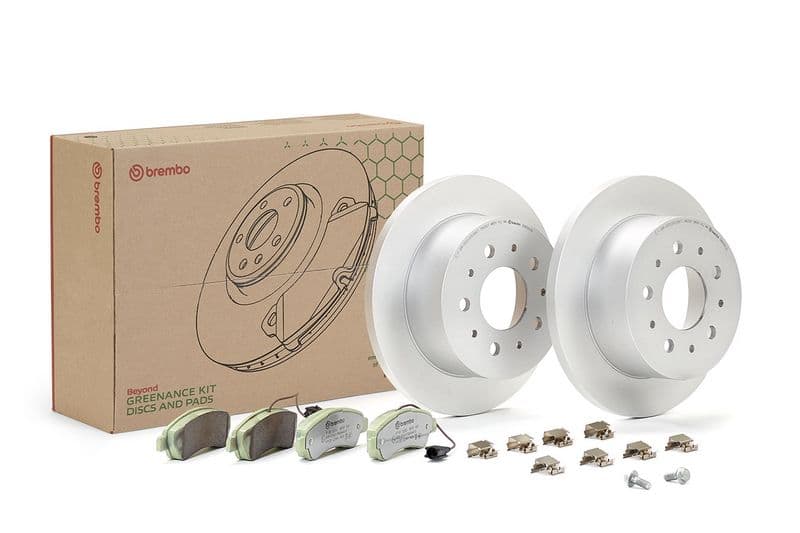 Set frana, frana disc BREMBO BEYOND LINE - Greenance KT 10 003