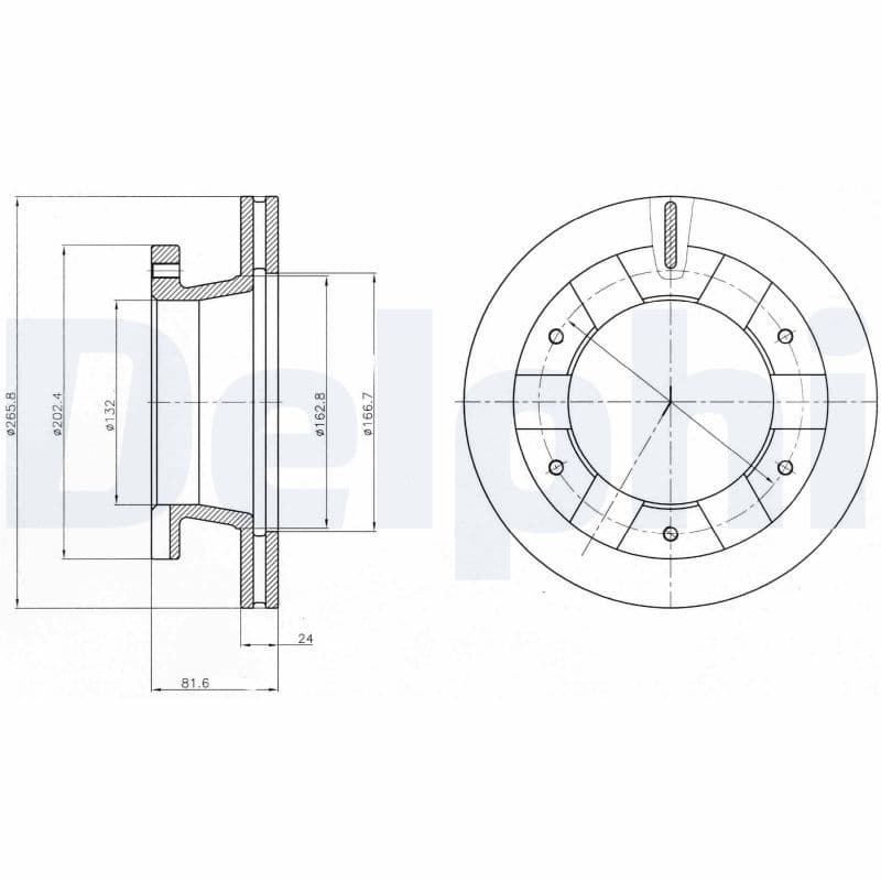 Disc frana DELPHI BG4285