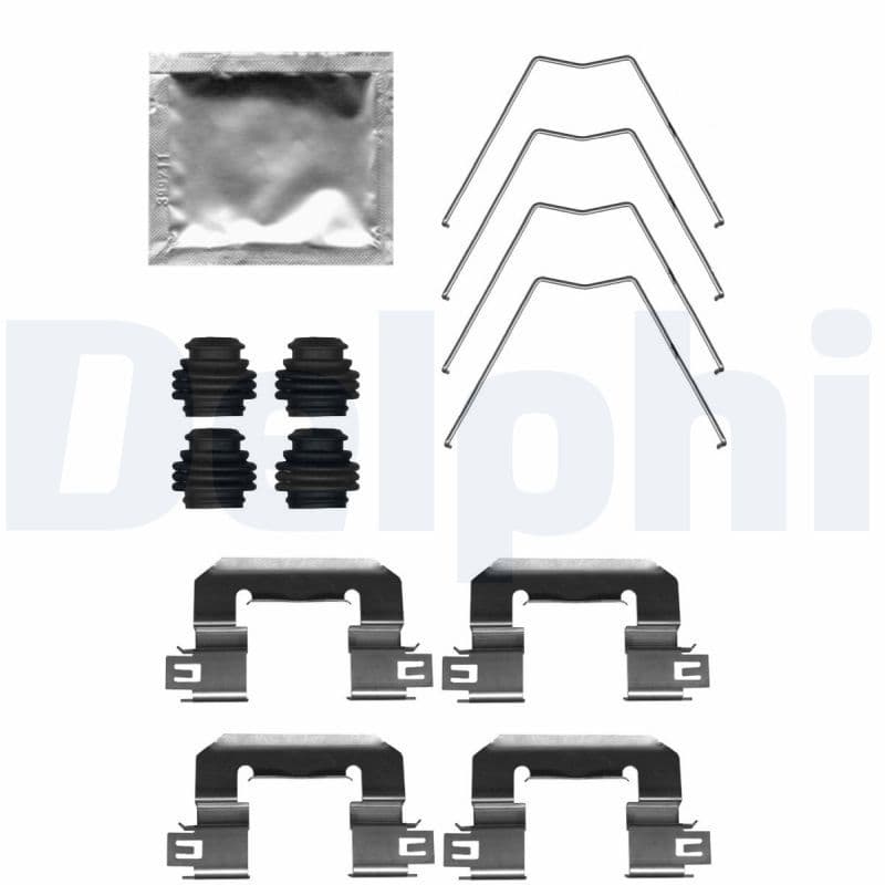 Set accesorii, placute frana DELPHI LX0712