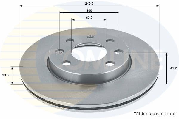 Disc frana COMLINE ADC1123V