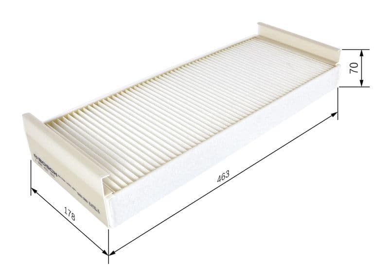 Filtru, aer habitaclu BOSCH 1 987 431 163