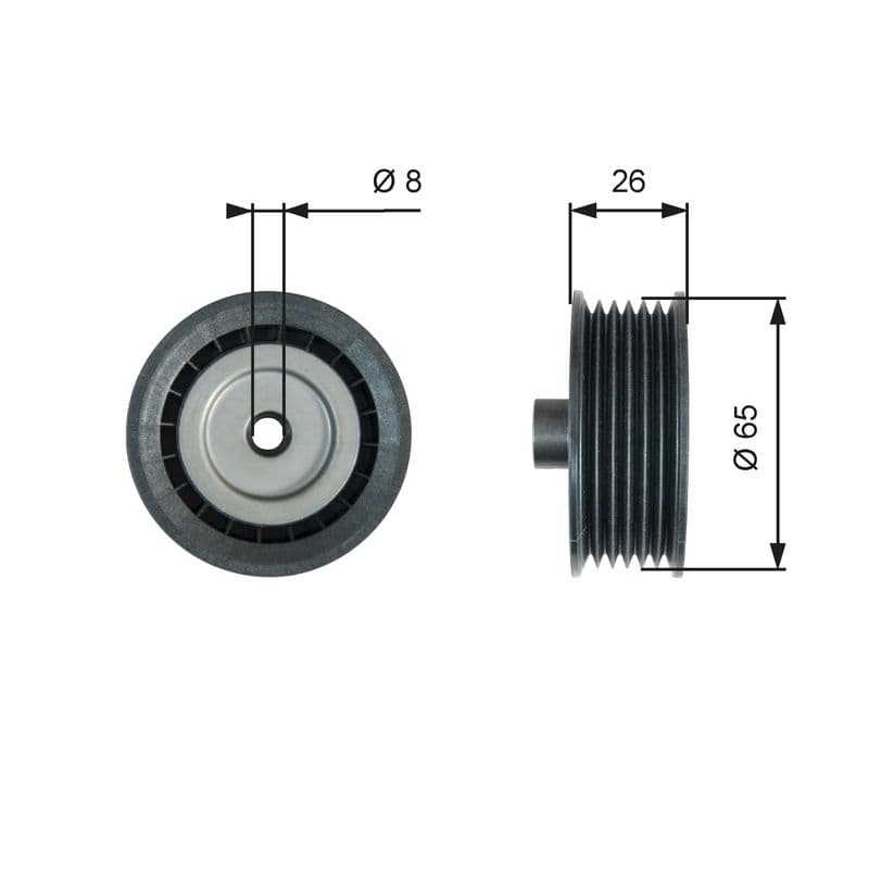 Rola ghidare/conducere, curea transmisie GATES DriveAlign™ T36776