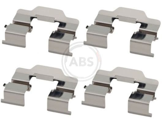 Set accesorii, placute frana ABS 1868Q