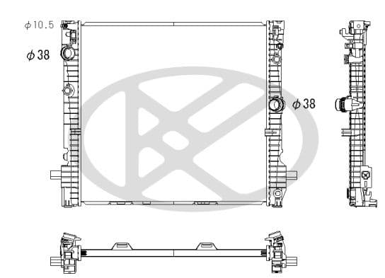 Radiator, racire motor KOYORAD PL423911