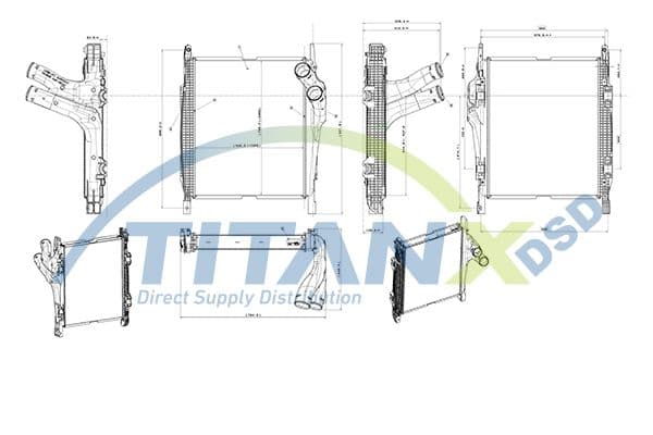 Intercooler, compresor TITANX IX119004