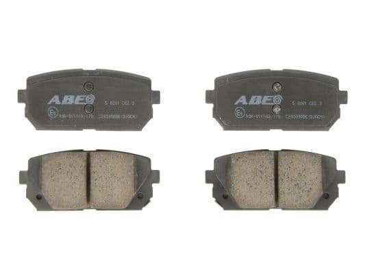 set placute frana,frana disc ABE C20309ABE