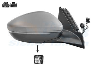 Oglinda exterioara VAN WEZEL * HAGUS * 4043818