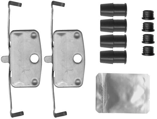 Set accesorii, etrier frana TEXTAR 82541200