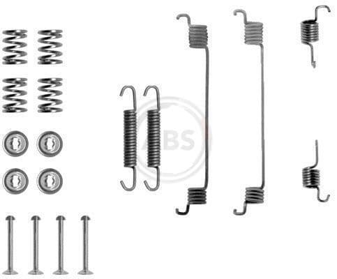 Set accesorii, sabot de frana ABS 0672Q