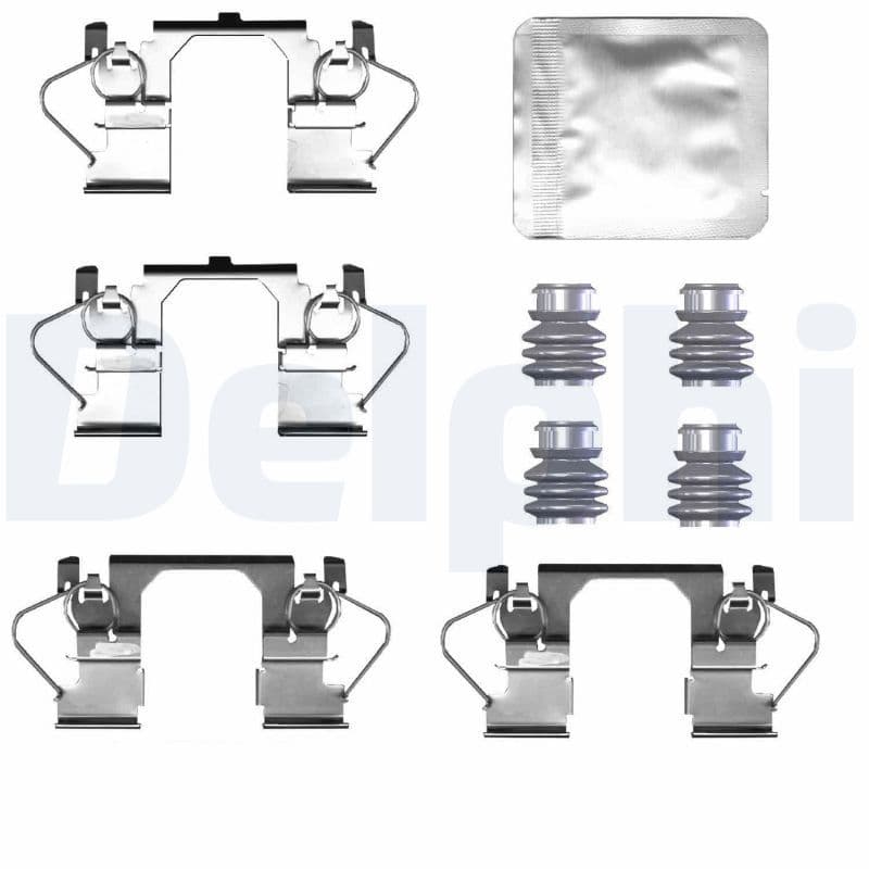 Set accesorii, placute frana DELPHI LX0786