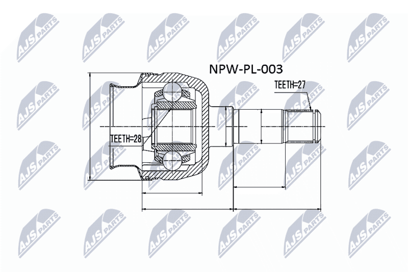 Set articulatie, planetara NTY NPW-PL-003