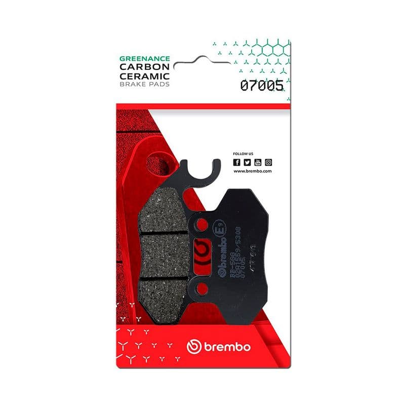 set placute frana,frana disc BREMBO PRIME - CarbonCeramic - CC 07005