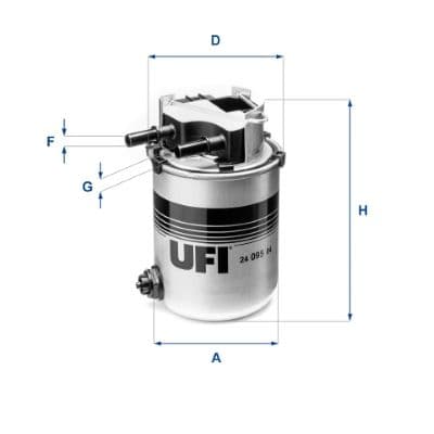 filtru combustibil UFI 24.095.04