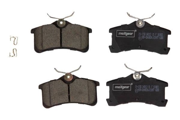 set placute frana,frana disc MAXGEAR 19-1158