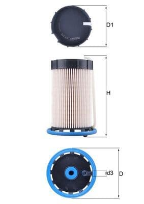 filtru combustibil MAHLE KX 592