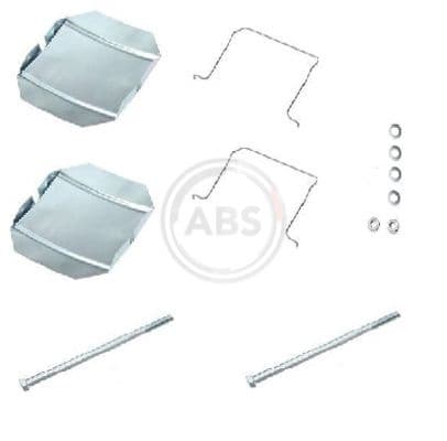 Set accesorii, placute frana ABS 1237Q