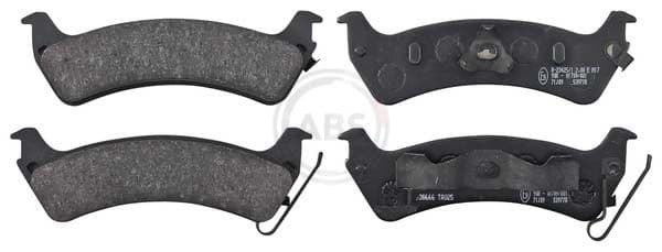 set placute frana,frana disc ABS 38666