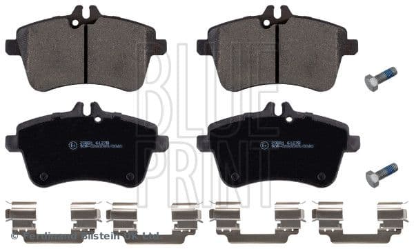 set placute frana,frana disc BLUE PRINT ADU174227