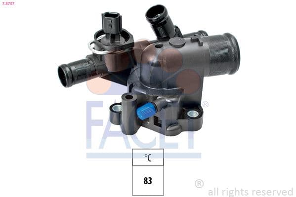 termostat,lichid racire FACET Made in Italy - OE Equivalent 7.8737