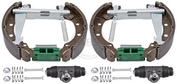 Set frana, frana tambur ABS 111404