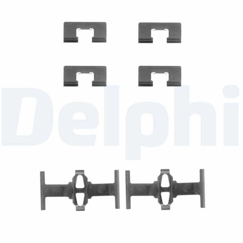 Set accesorii, placute frana DELPHI LX0197