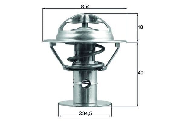 termostat,lichid racire MAHLE BEHR TX 180 86D