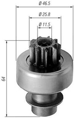 Pinion electromotor MAGNETI MARELLI 940113020242