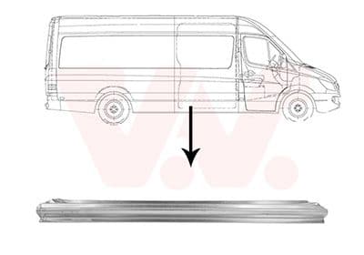 Placă de prag VAN WEZEL 2973110