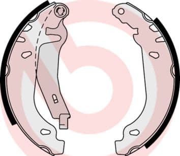 Set saboti frana BREMBO S 61 539